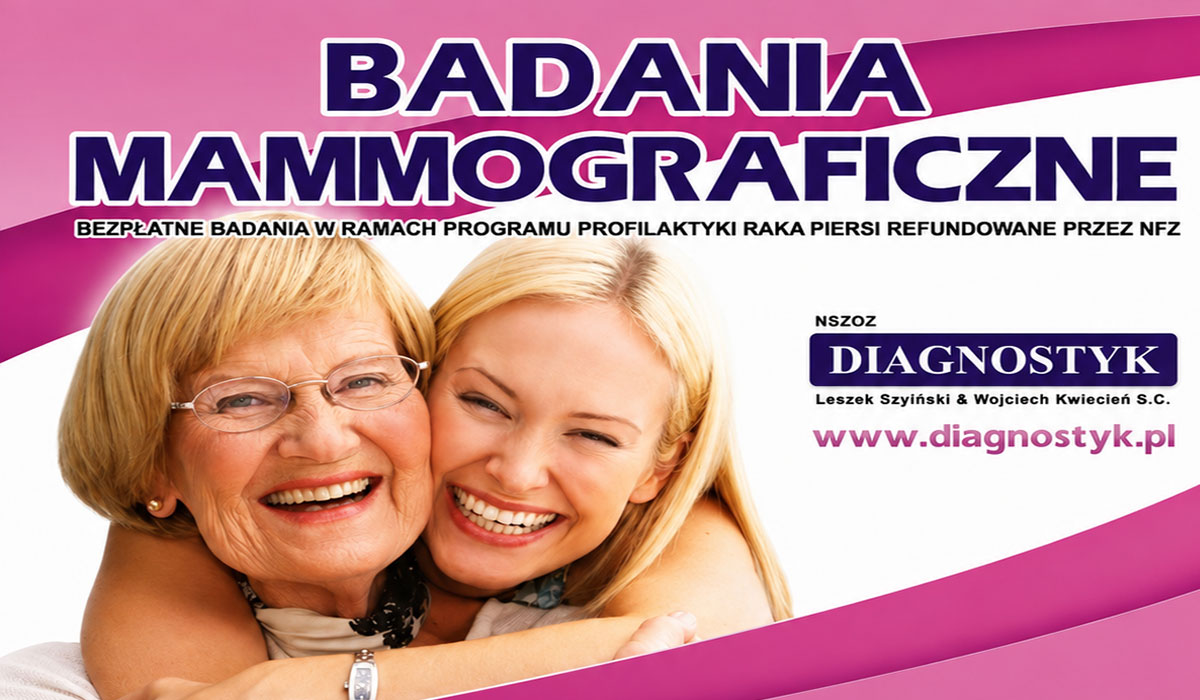 Bezpłatne badania mammograficzne w Łomnicy – 26 sierpnia 2026 r.